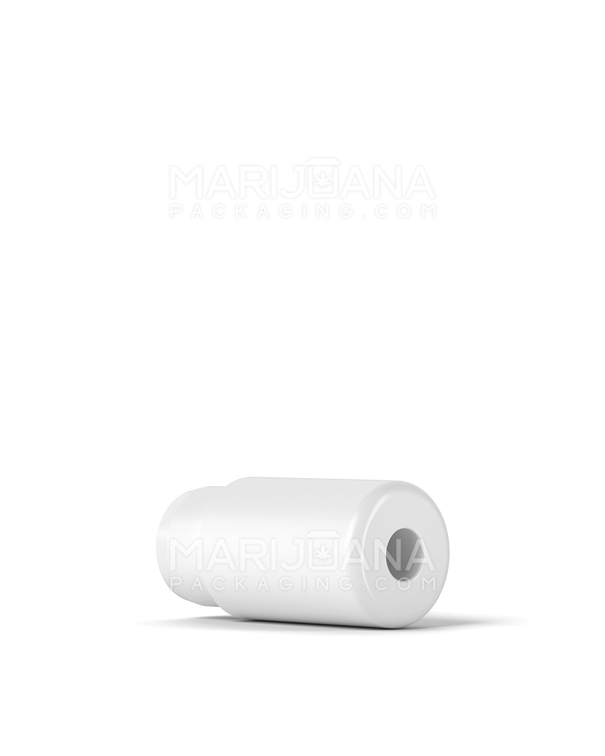AVD | Barrel Vape Mouthpiece for Plastic Cartridges | White Plastic - Press On - 100 Count - 5