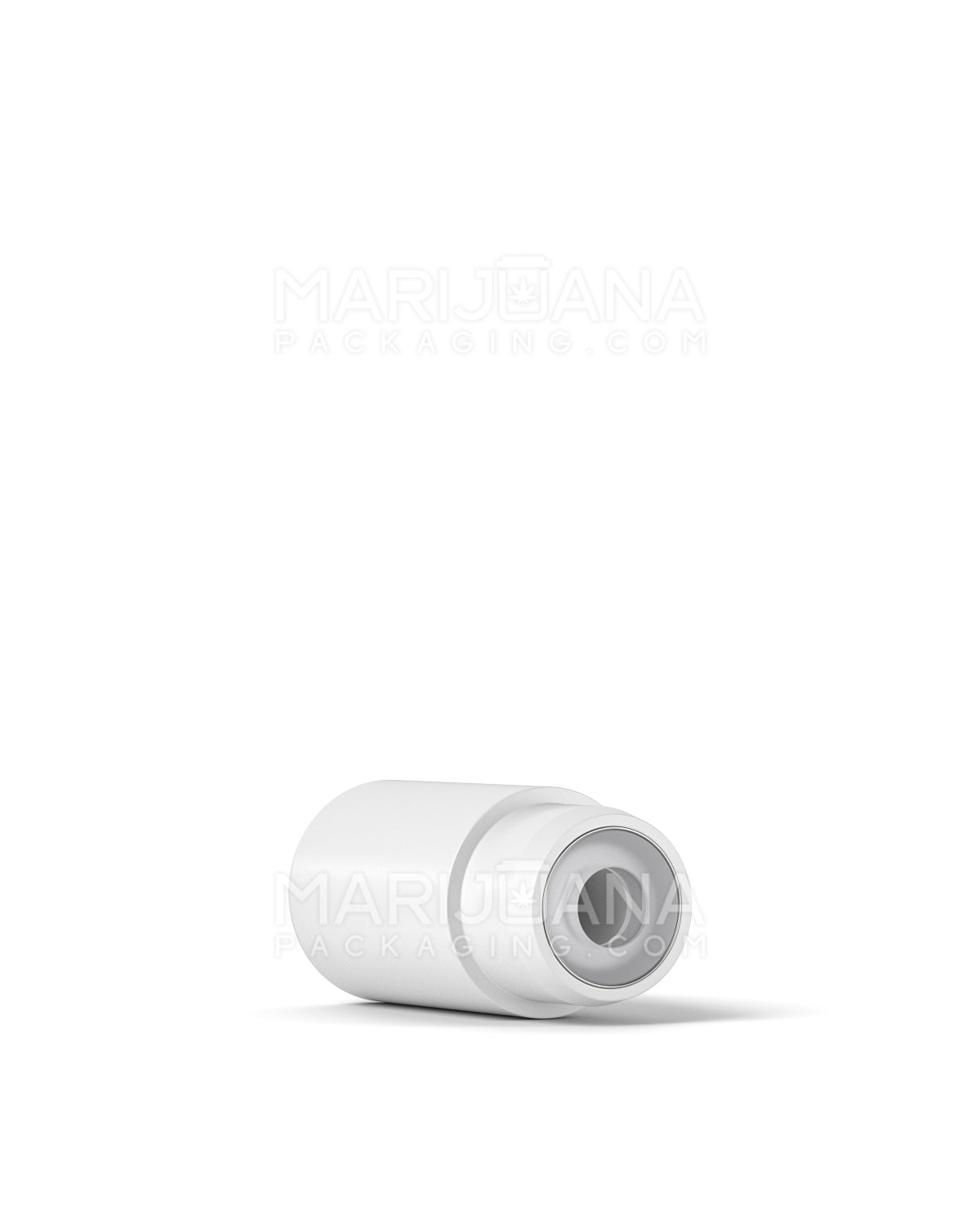 AVD | Barrel Vape Mouthpiece for Plastic Cartridges | White Plastic - Press On - 100 Count - 6