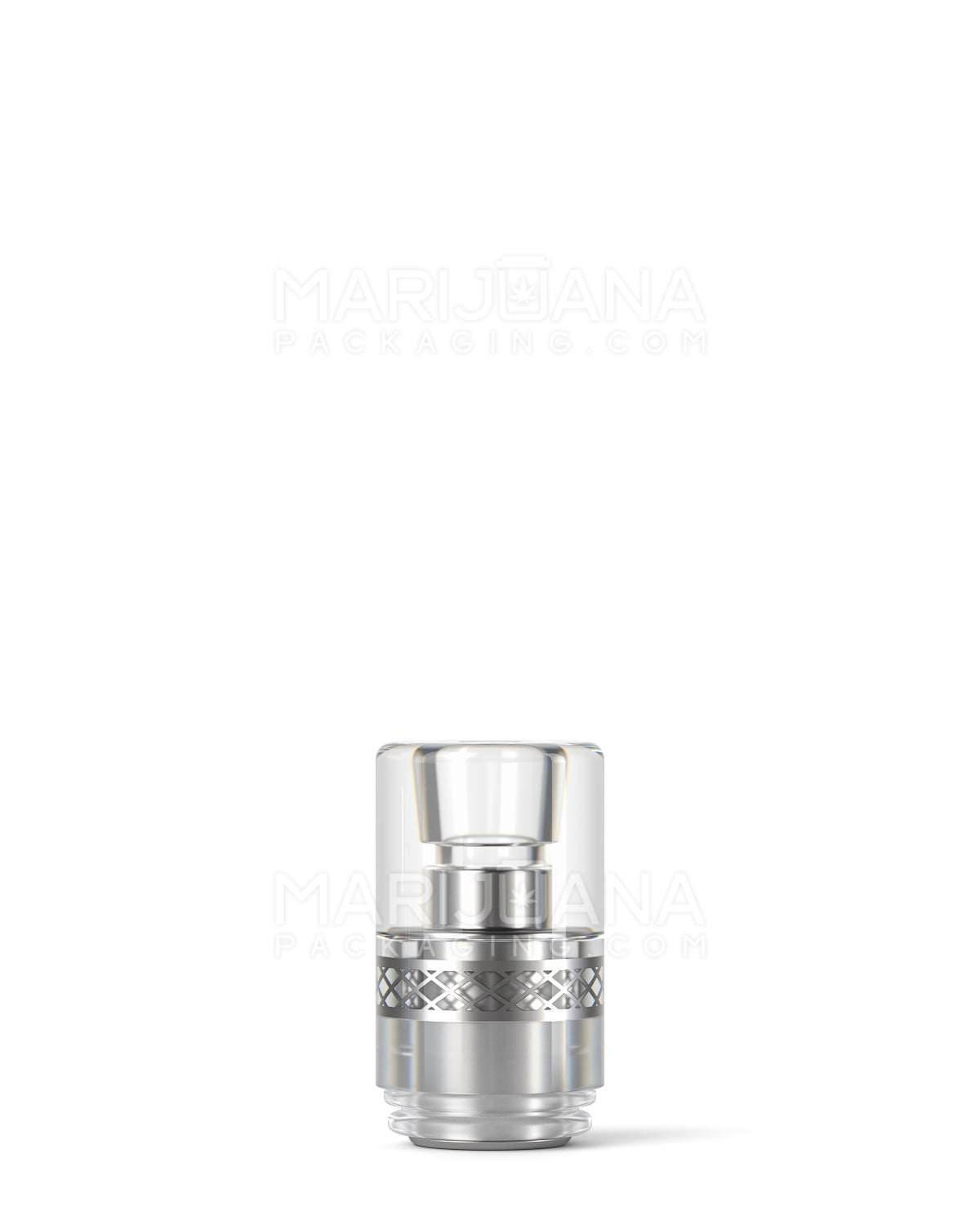 AVD | Barrel Vape Mouthpiece for Glass Cartridges | Clear Plastic - Screw On - 600 Count - 2