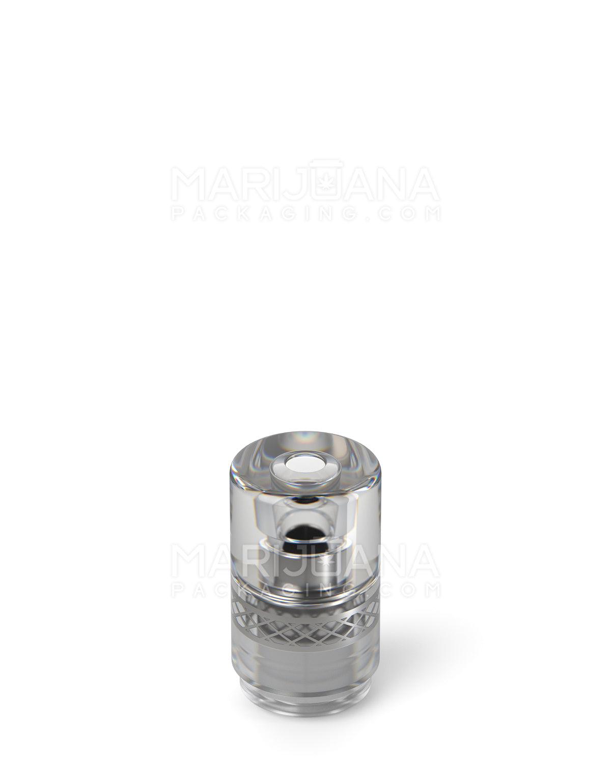 AVD | Barrel Vape Mouthpiece for Glass Cartridges | Clear Plastic - Screw On - 600 Count - 3