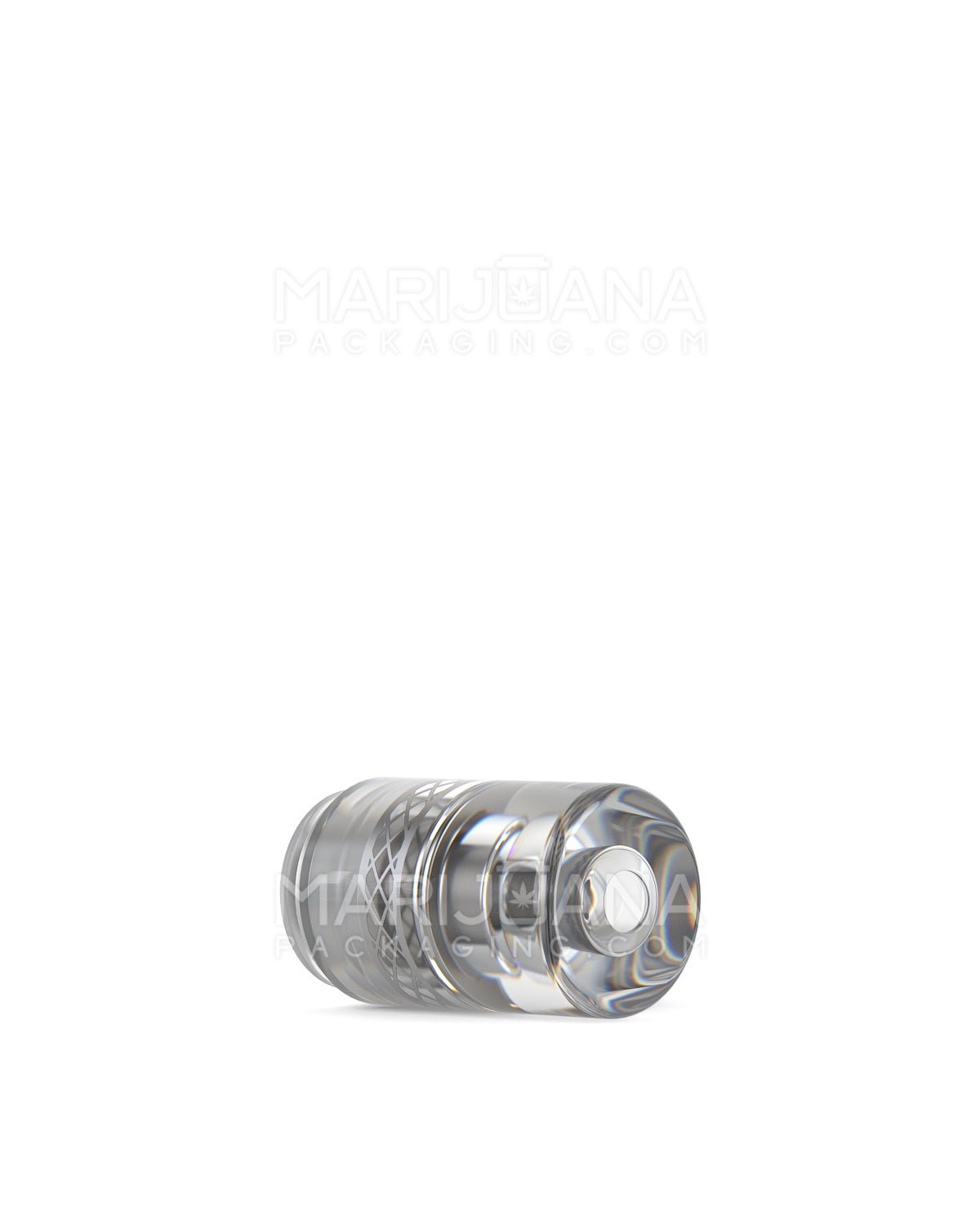 AVD | Barrel Vape Mouthpiece for Glass Cartridges | Clear Plastic - Screw On - 600 Count - 5