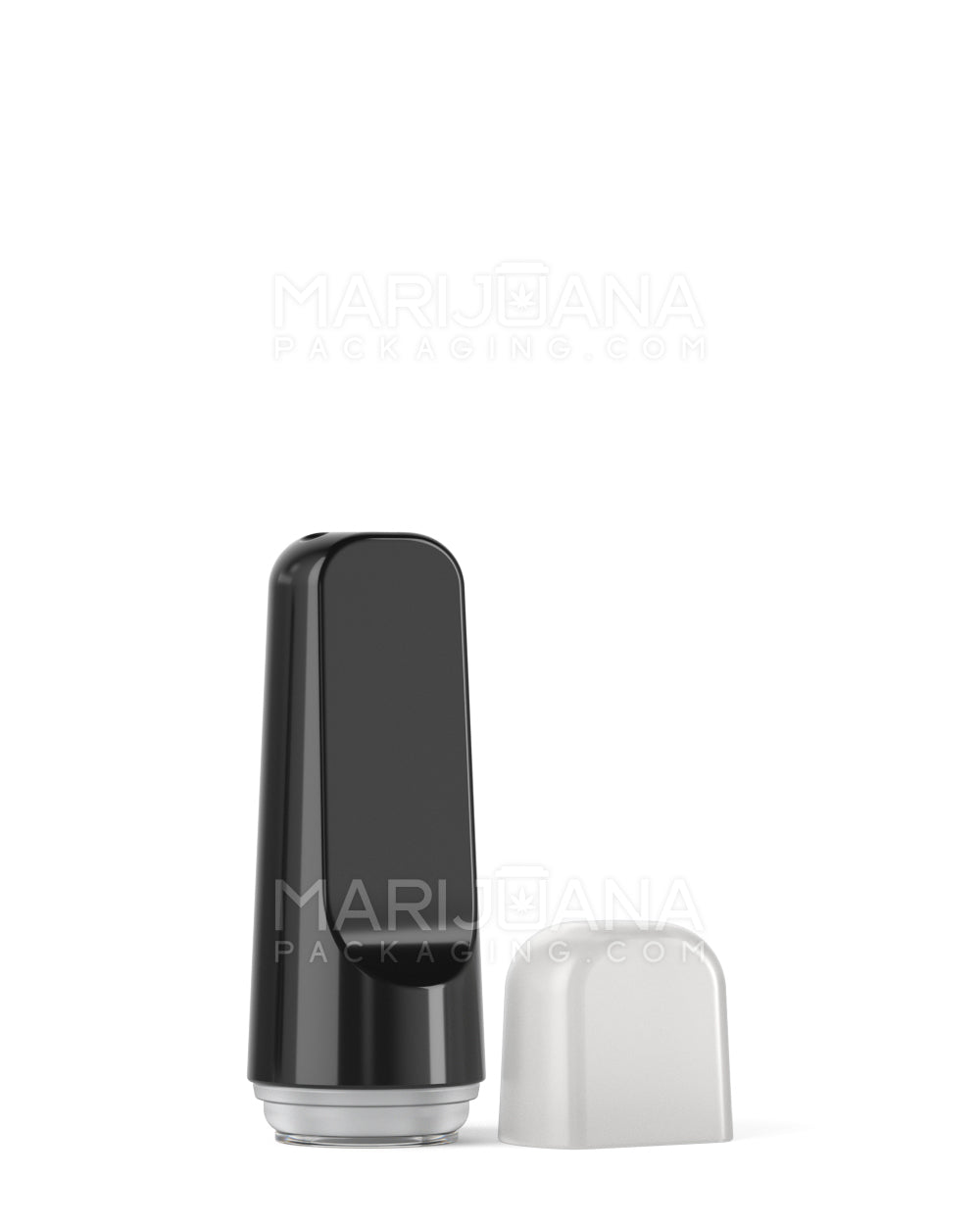 RAE | Flat Vape Mouthpiece for Hand Press Plastic Cartridges | Black Plastic - Hand Press - 400 Count - 8