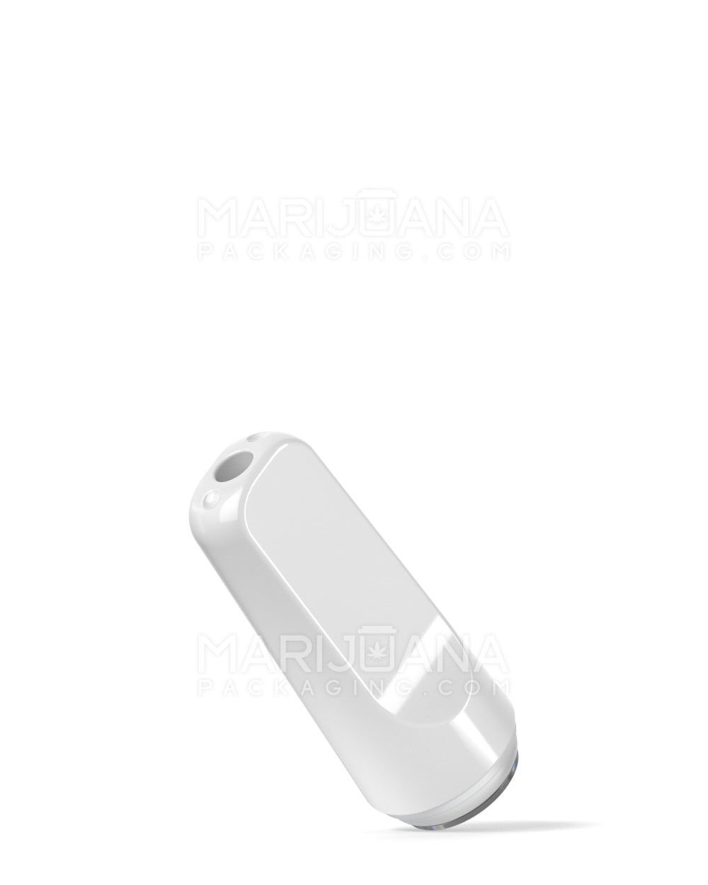 RAE | Flat Vape Mouthpiece for Hand Press Plastic Cartridges | White Plastic - Hand Press - 400 Count - 4