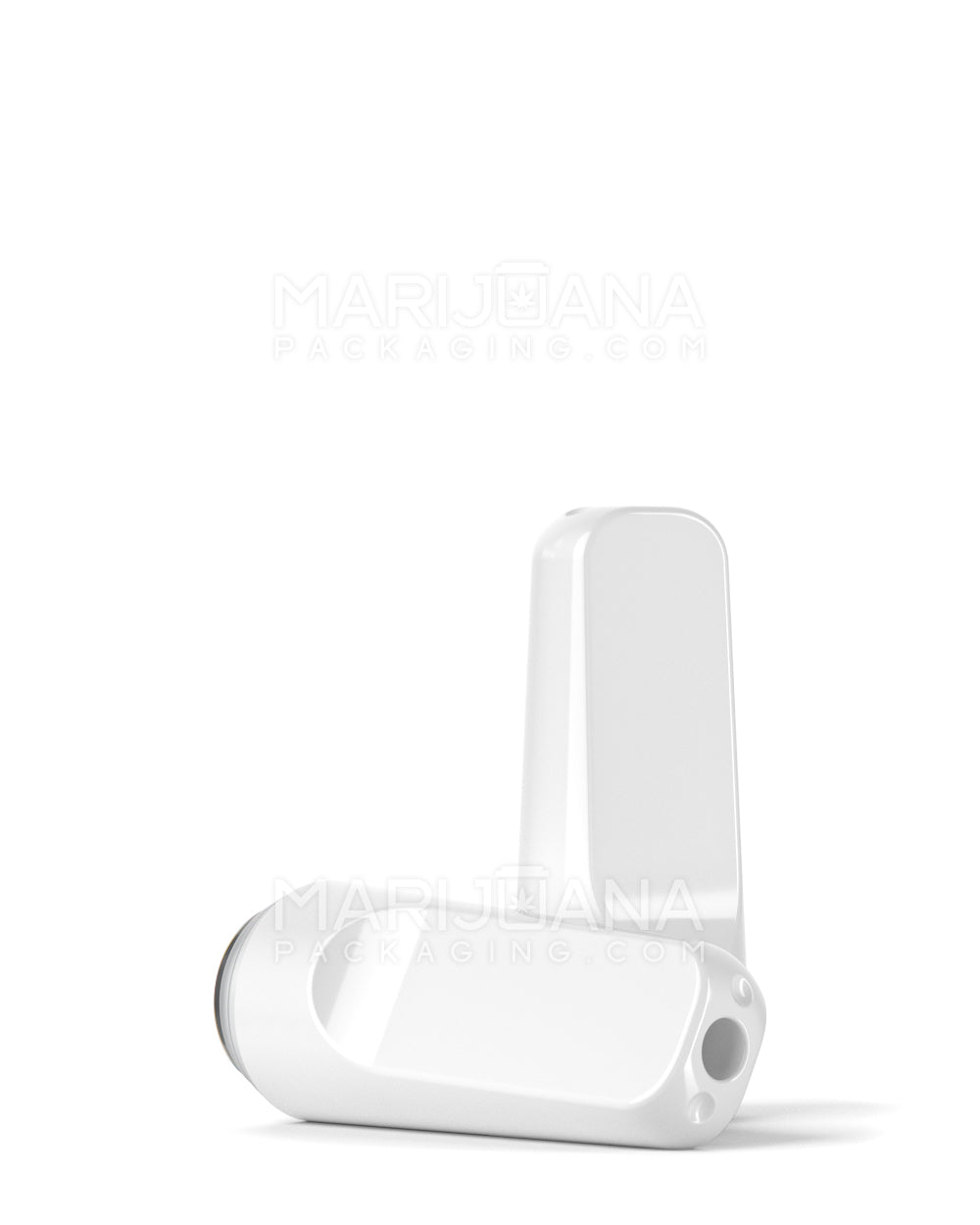 RAE | Flat Vape Mouthpiece for Hand Press Plastic Cartridges | White Plastic - Hand Press - 400 Count - 1