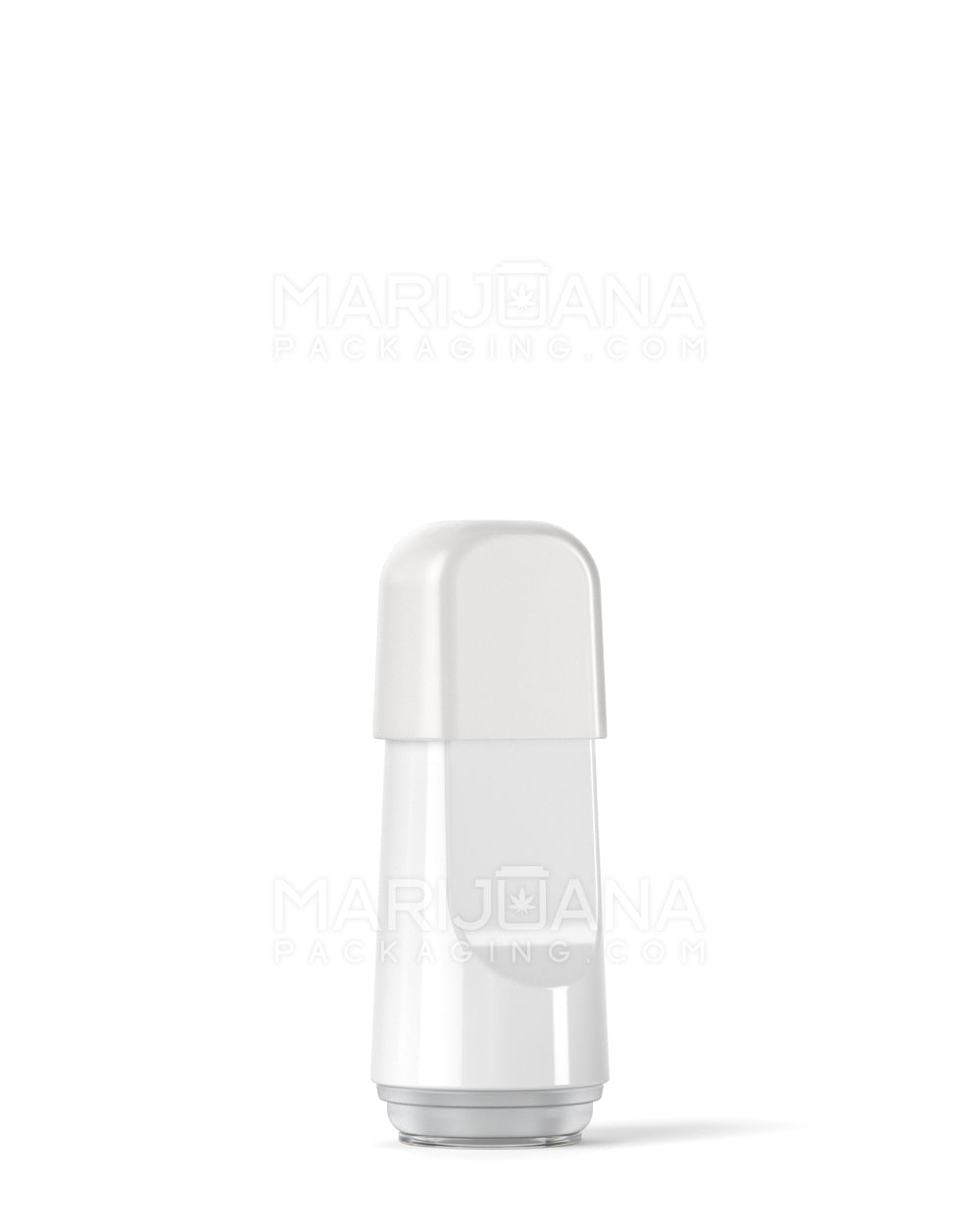 RAE | Flat Vape Mouthpiece for Hand Press Plastic Cartridges | White Plastic - Hand Press - 400 Count - 7