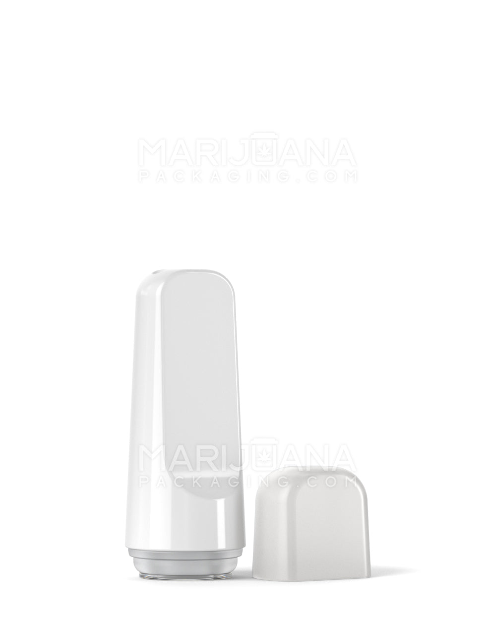 RAE | Flat Vape Mouthpiece for Hand Press Plastic Cartridges | White Plastic - Hand Press - 400 Count - 8
