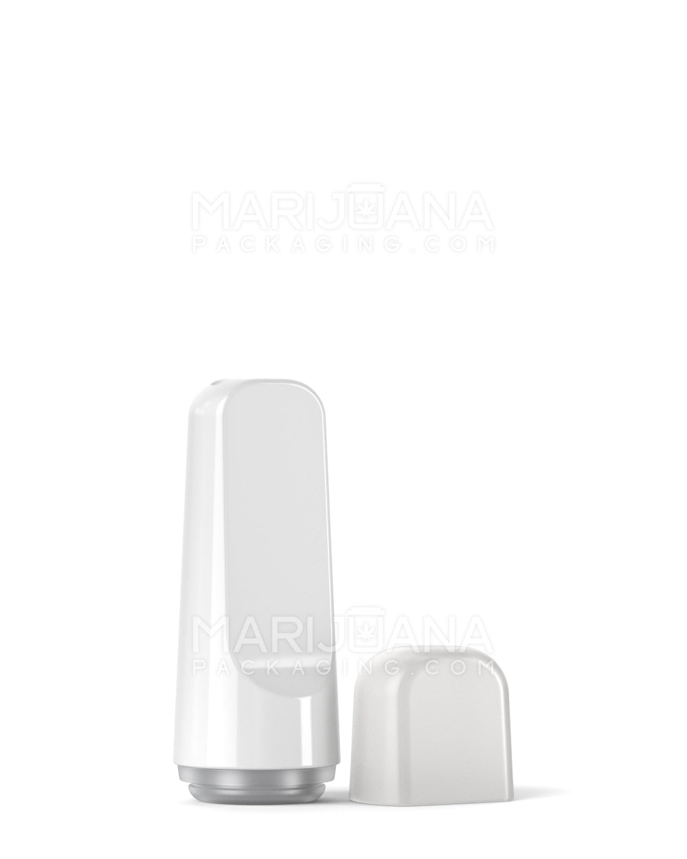 RAE | Flat Vape Mouthpiece for Arbor Press Plastic Cartridges | White Plastic - Arbor Press - 400 Count