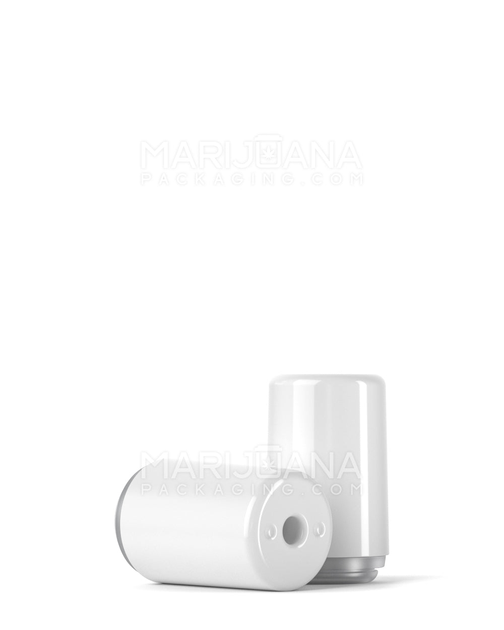 RAE Round Vape Mouthpiece for Arbor Press Plastic Cartridges | White Plastic - Arbor Press | Sample