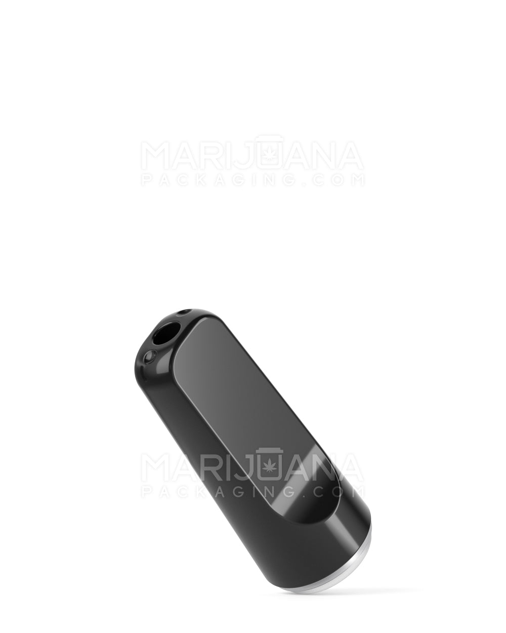 RAE | Flat Vape Mouthpiece for Screw On Plastic Cartridges | Black Plastic - Screw On - 400 Count