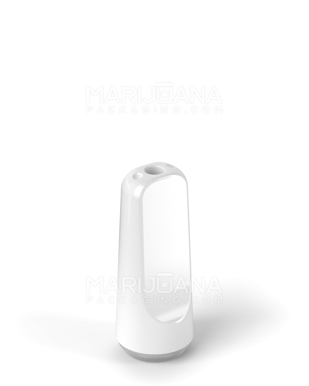 RAE | Flat Vape Mouthpiece for Screw On Plastic Cartridges | White Plastic - Screw On - 400 Count