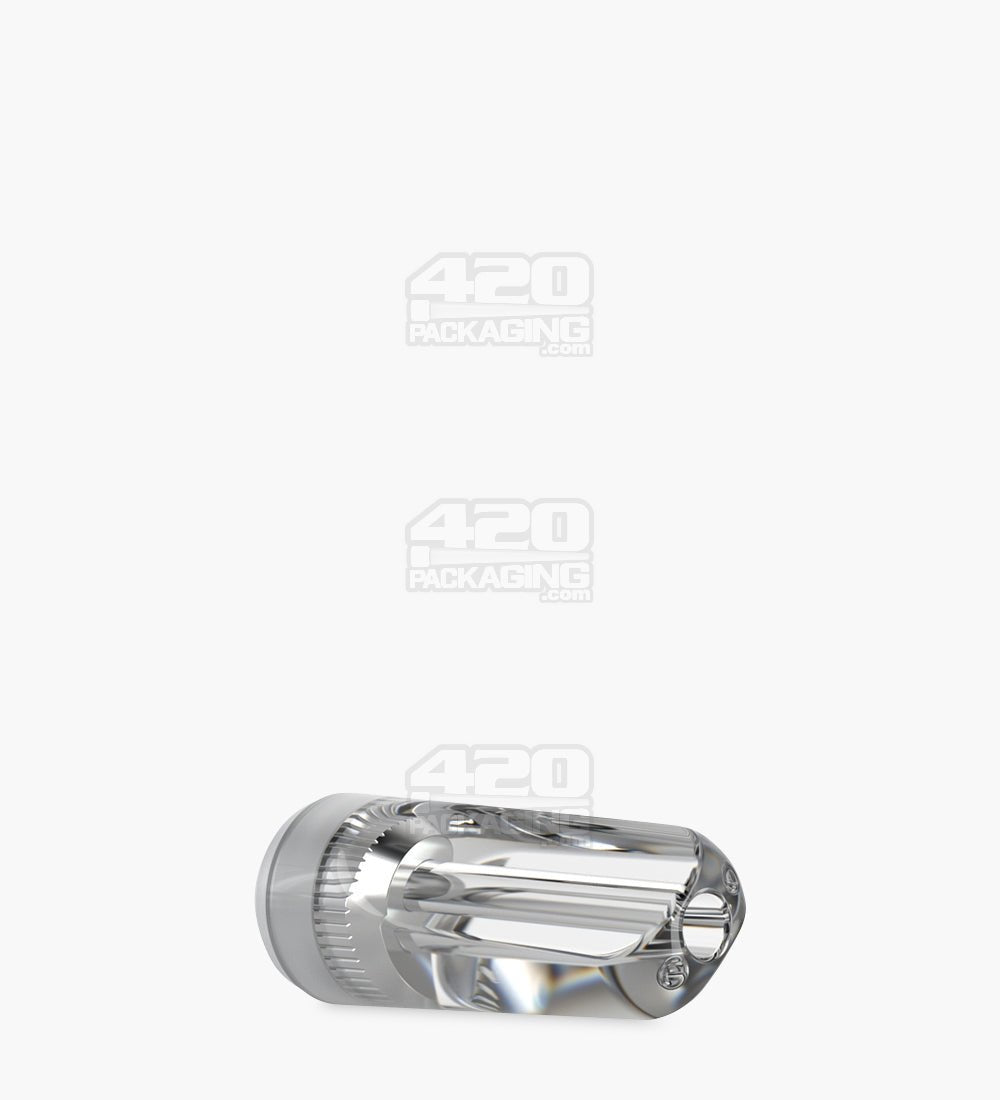 RAE Clear Plastic Flat Vape Mouthpiece for Screw On Plastic Cartridges 400/Box - 5