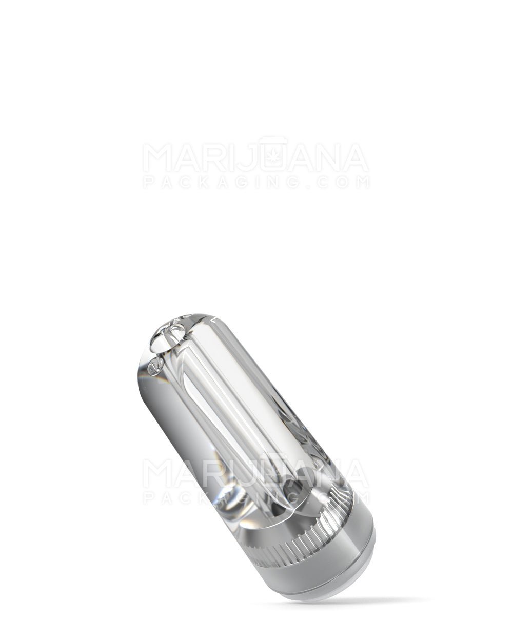 RAE | Flat Vape Mouthpiece for Screw On Plastic Cartridges | Clear Plastic - Screw On - 100 Count - 4