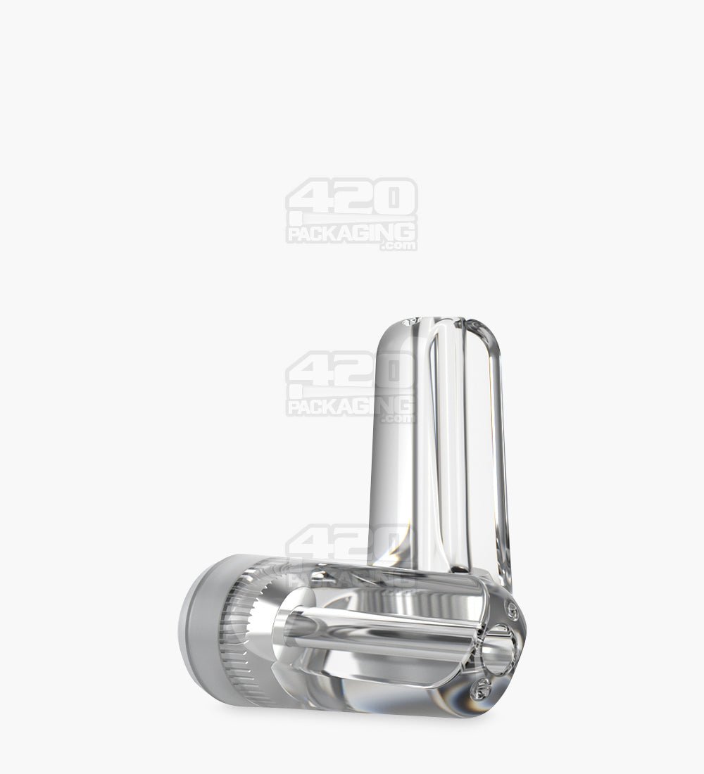 RAE Clear Plastic Flat Vape Mouthpiece for Screw On Plastic Cartridges 400/Box - 1