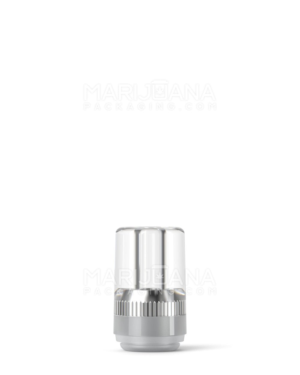 RAE | Round Vape Mouthpiece for Screw On Plastic Cartridges | Clear Plastic - Screw On - 400 Count - 2
