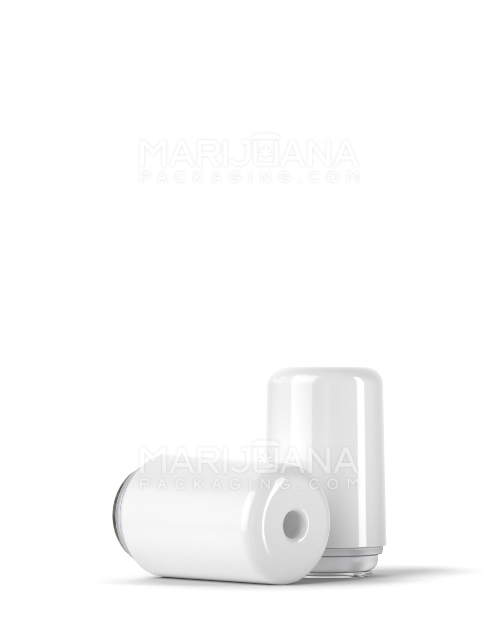 RAE | Round Vape Mouthpiece for Hand Press Ceramic Cartridges | White Ceramic - Hand Press - 400 Count - 1