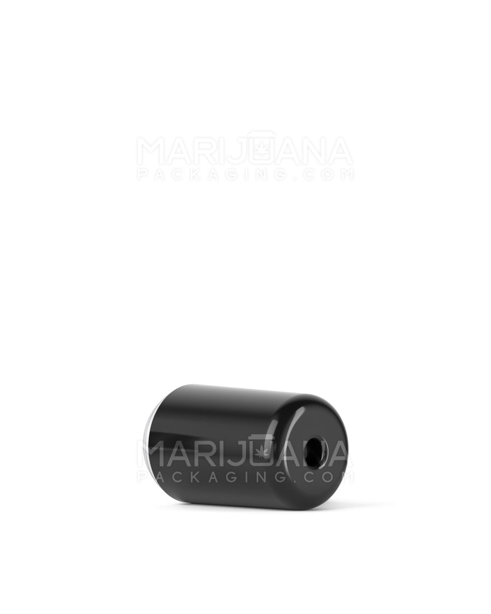 RAE | Round Vape Mouthpiece for Screw On Ceramic Cartridges | Black Ceramic - Screw On - 400 Count