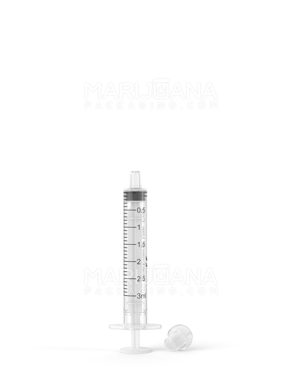 Plastic Oral Concentrate Syringes | 3mL - 0.5mL Increments - 100 Count - 9