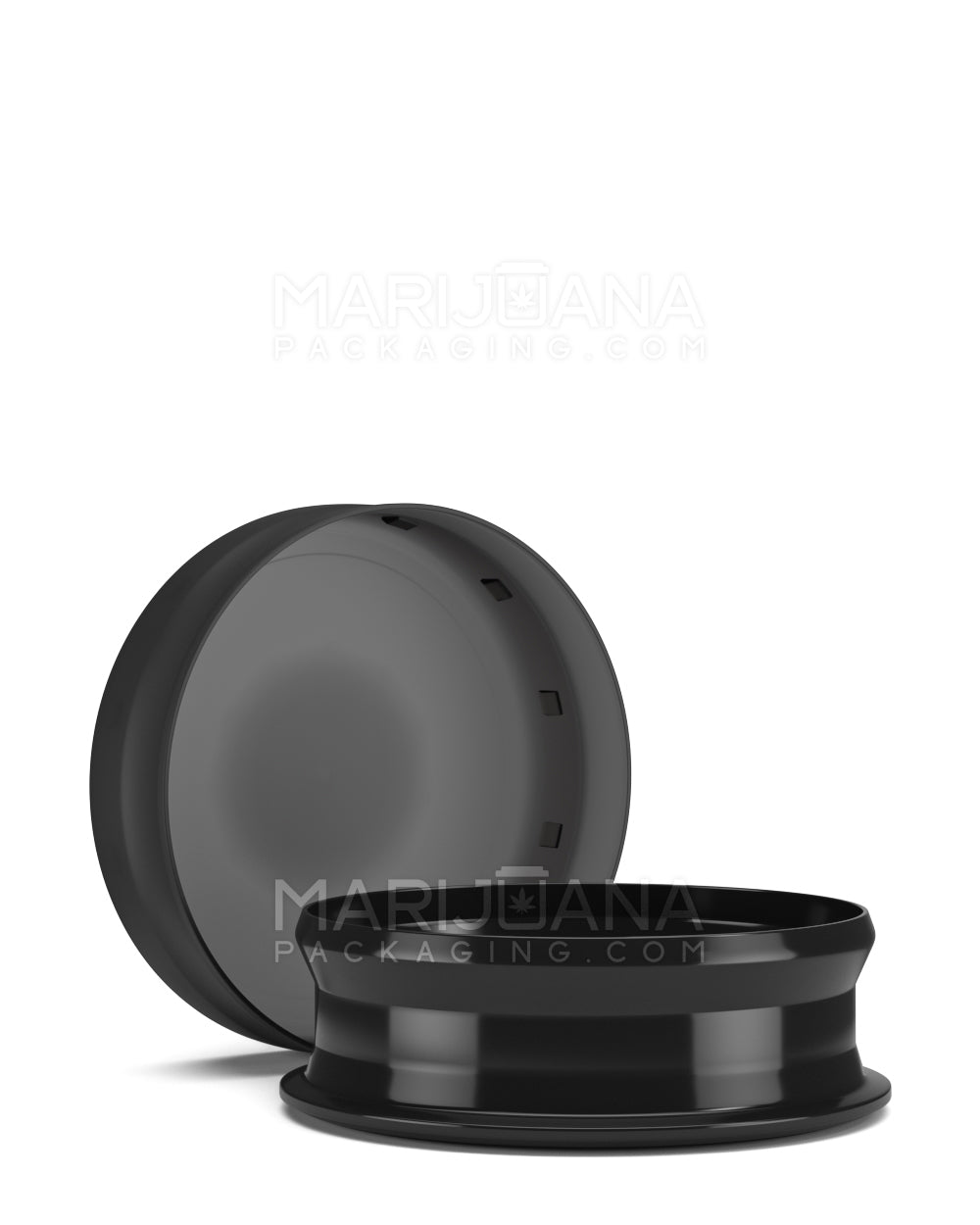 Child Resistant | Pop Can Edible & Flower Container w/ Frosted Lid Cover | 26 Dram - Black - Sample