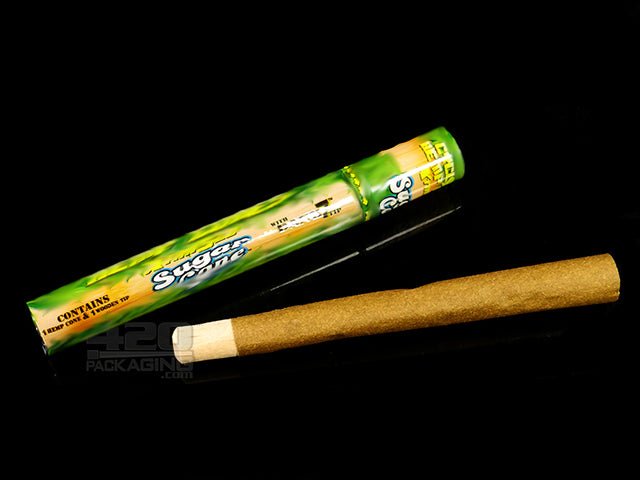 Cyclones Sugar Cane Flavored Hemp Cones With Wooden Tips 24/Box - 3