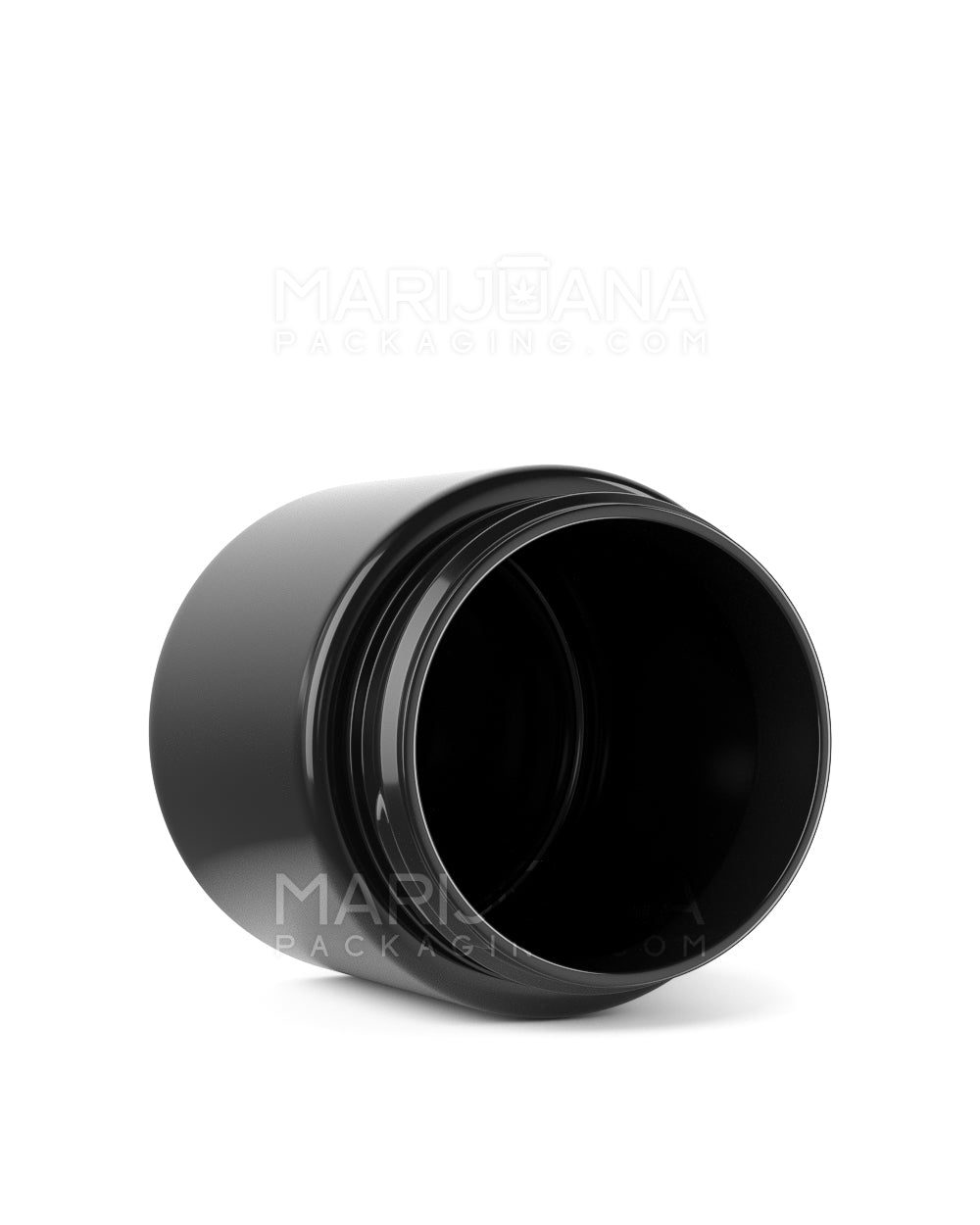 Straight Sided Black Plastic Jars | 53mm - 4oz | Sample - 3