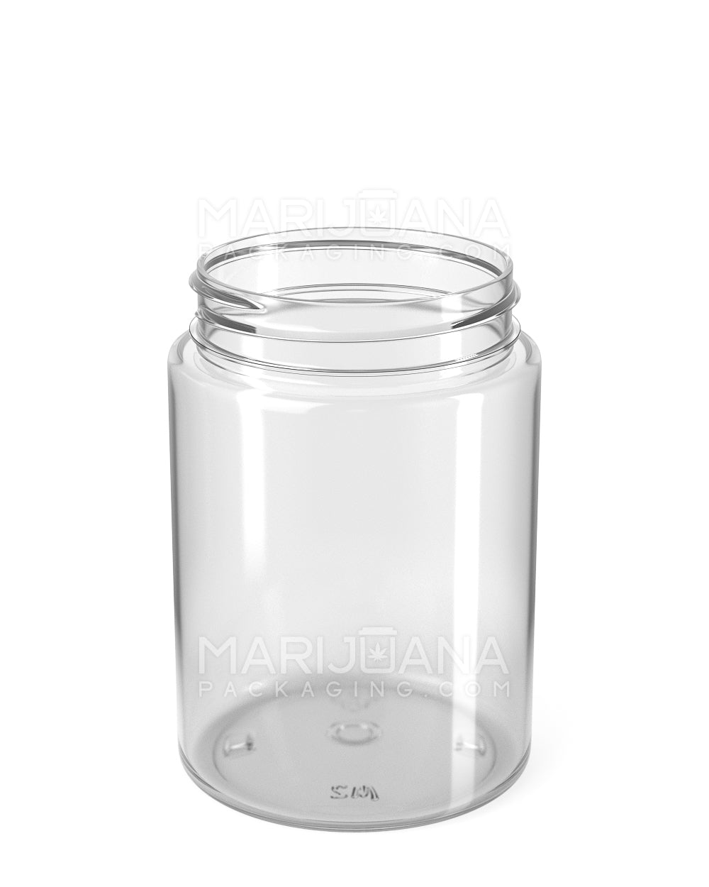 Clear Plastic Storage Jars 6oz (12 Pack) - Air Tight Container