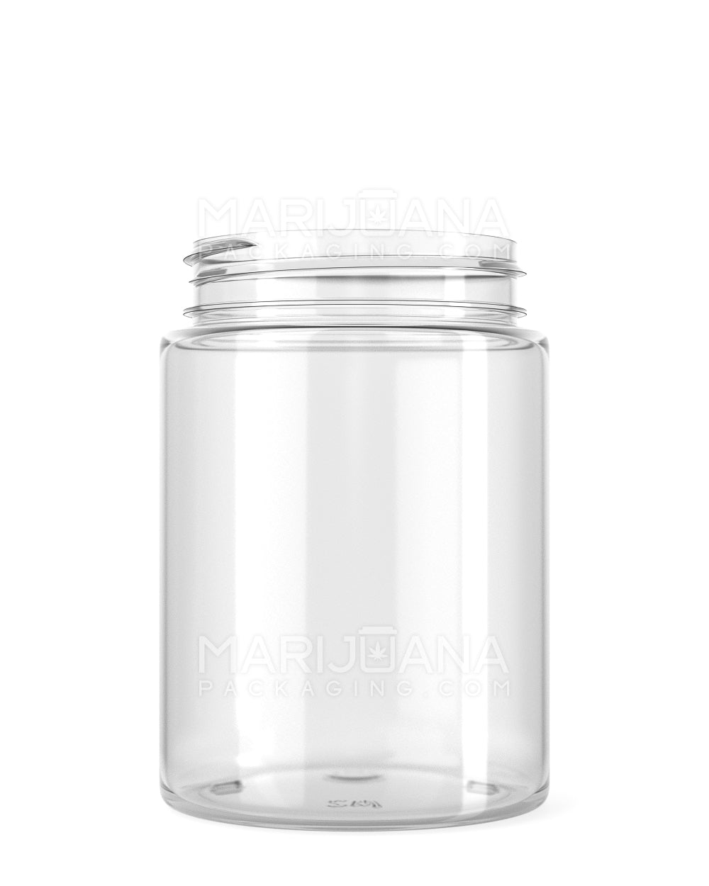 6oz Straight Sided Clear Plastic Jars with 53/400 Thread
