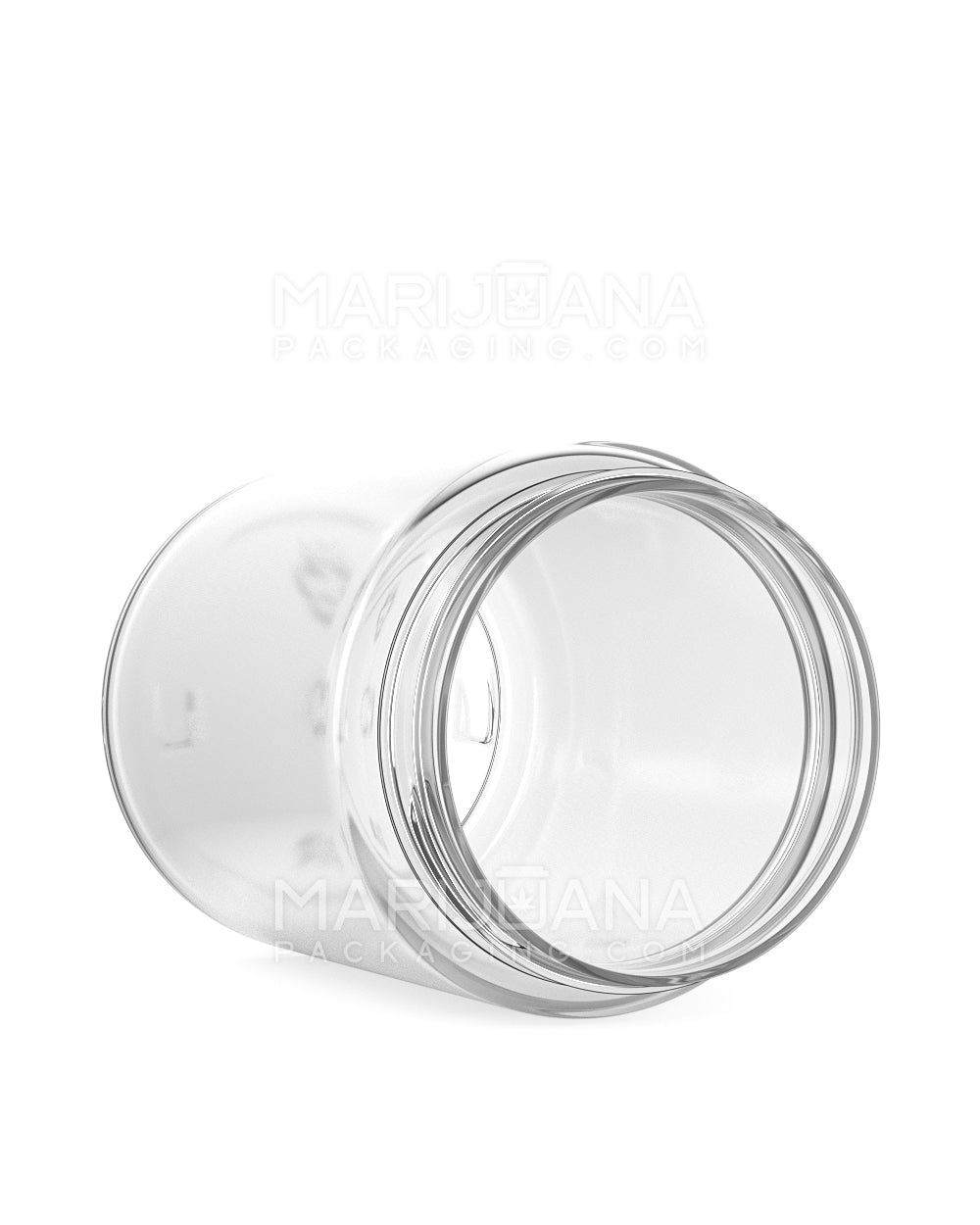 Straight Sided Clear Plastic Jars | 53mm - 6oz - 80 Count