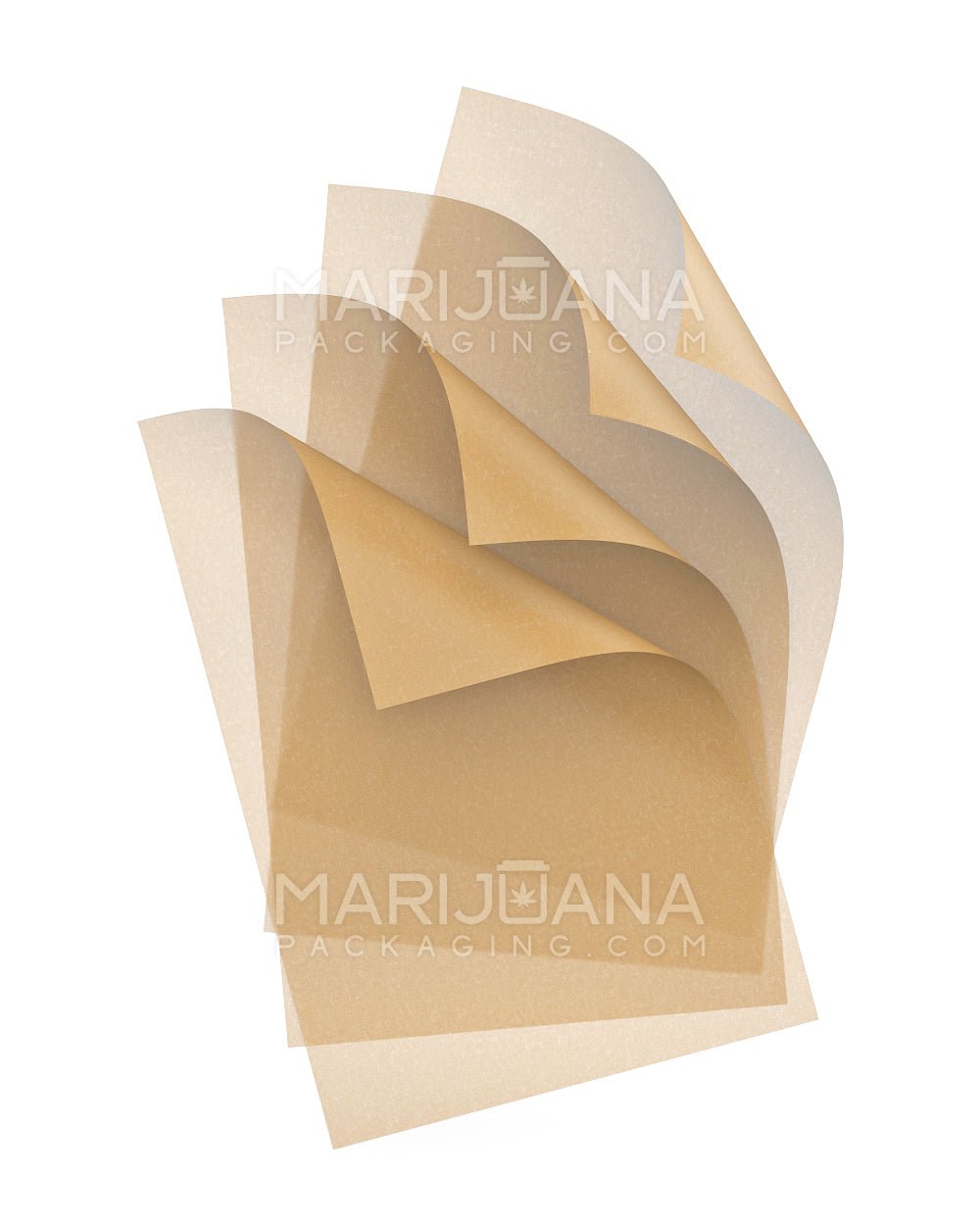 parchment paper square, 4x4 inch, silicone-coated for wax, dabs, or rosin,  package of 4 thousand sheets
