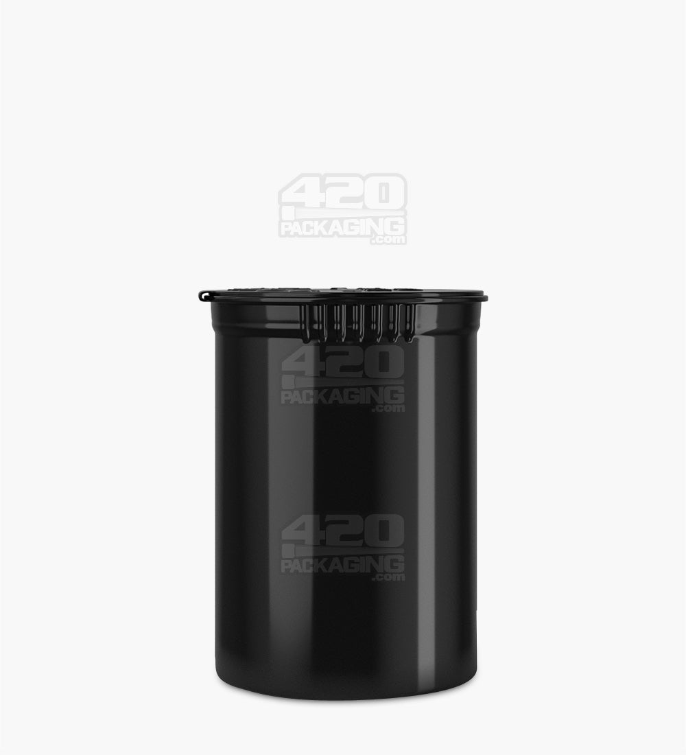 Child Resistant | Opaque Black Pop Top Bottles | 30dr - 7g - 150 Count