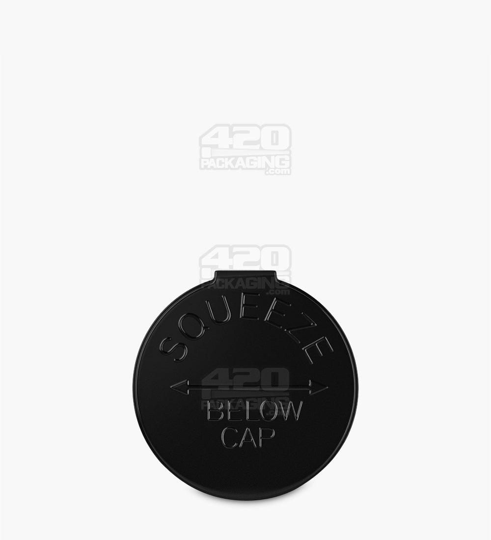 Child Resistant | Opaque Black Pop Top Bottles | 30dr - 7g - 150 Count
