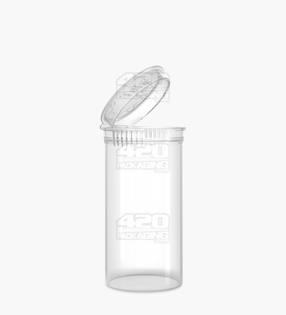 Transparent White 2g Pop Top Container 13dr Child Resistant