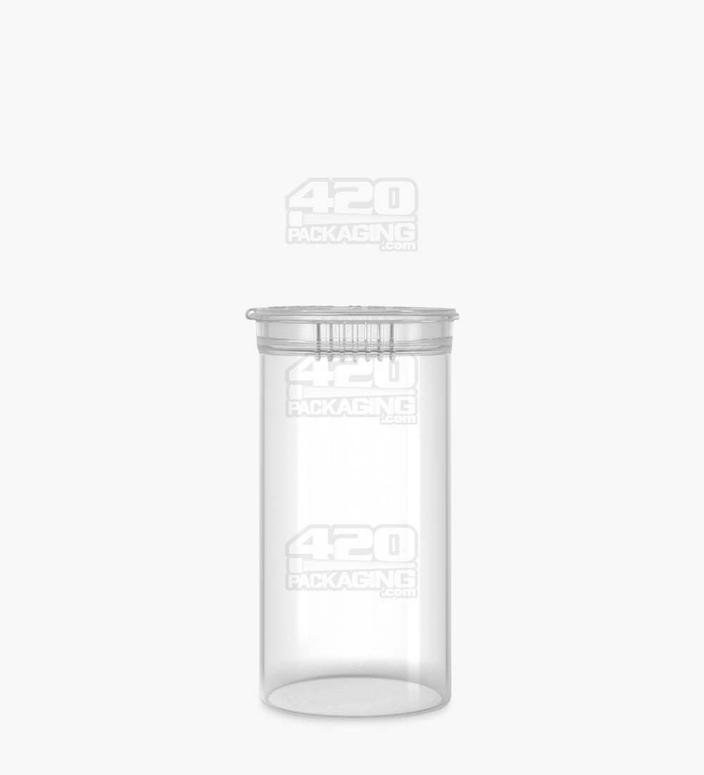 Child Resistant | Clear Pop Top Bottles | 13dr - 2g - 315 Count