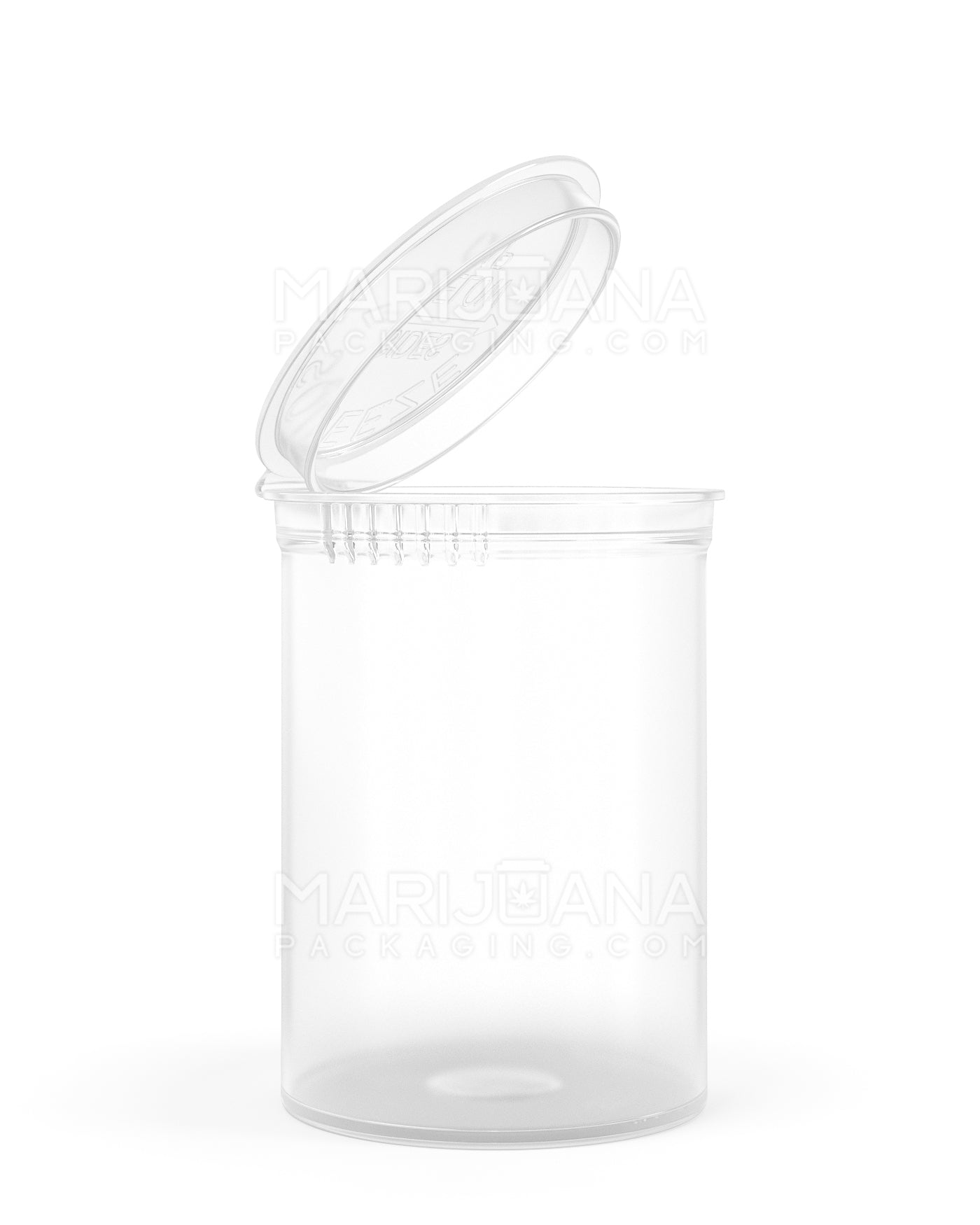 Child Resistant & Sustainable | 100% Biodegradable Clear Pop Top Bottles | 30dr - 7g - 150 Count - 1