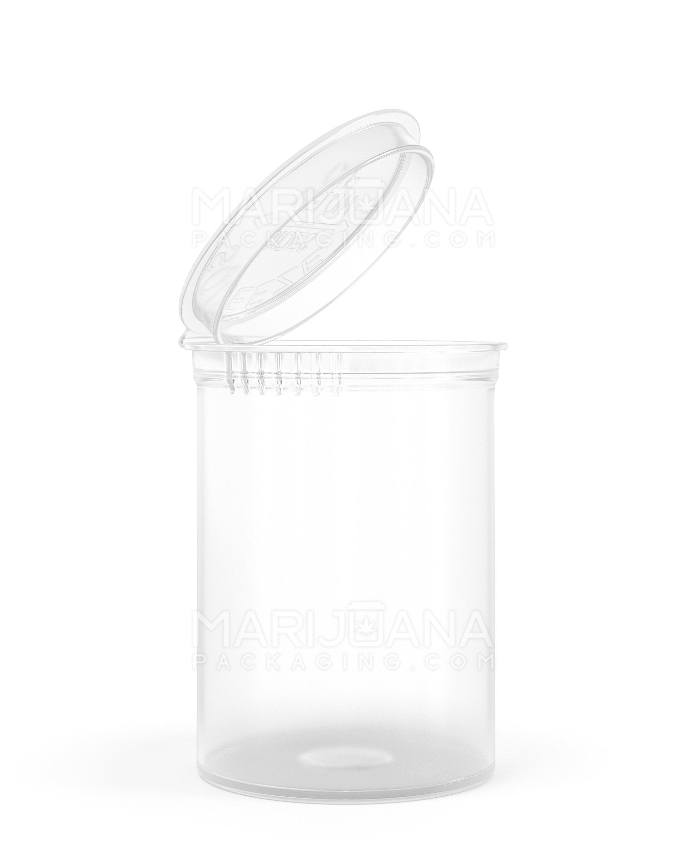 Child Resistant & Sustainable 100% Biodegradable Clear Pop Top Bottles | 30dr - 7g | Sample - 1