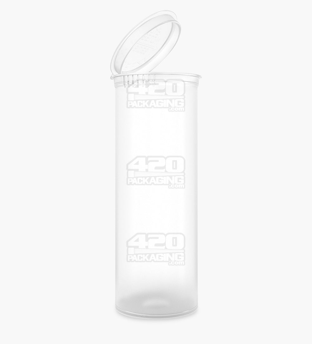 Child Resistant & Sustainable | 100% Biodegradable Clear Pop Top Bottles | 60dr - 14g - 75 Count