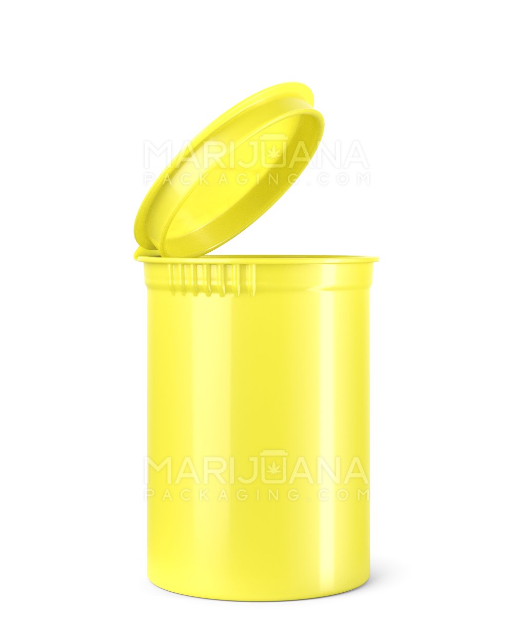 Child Resistant Opaque Lemon Pop Top Bottles | 30dr - 7g | Sample - 1