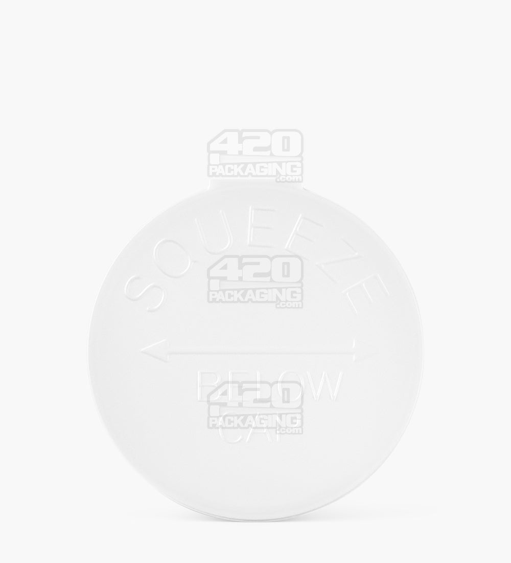 Child Resistant | Opaque White Pop Top Bottles | 90dr - 28g - 60 Count