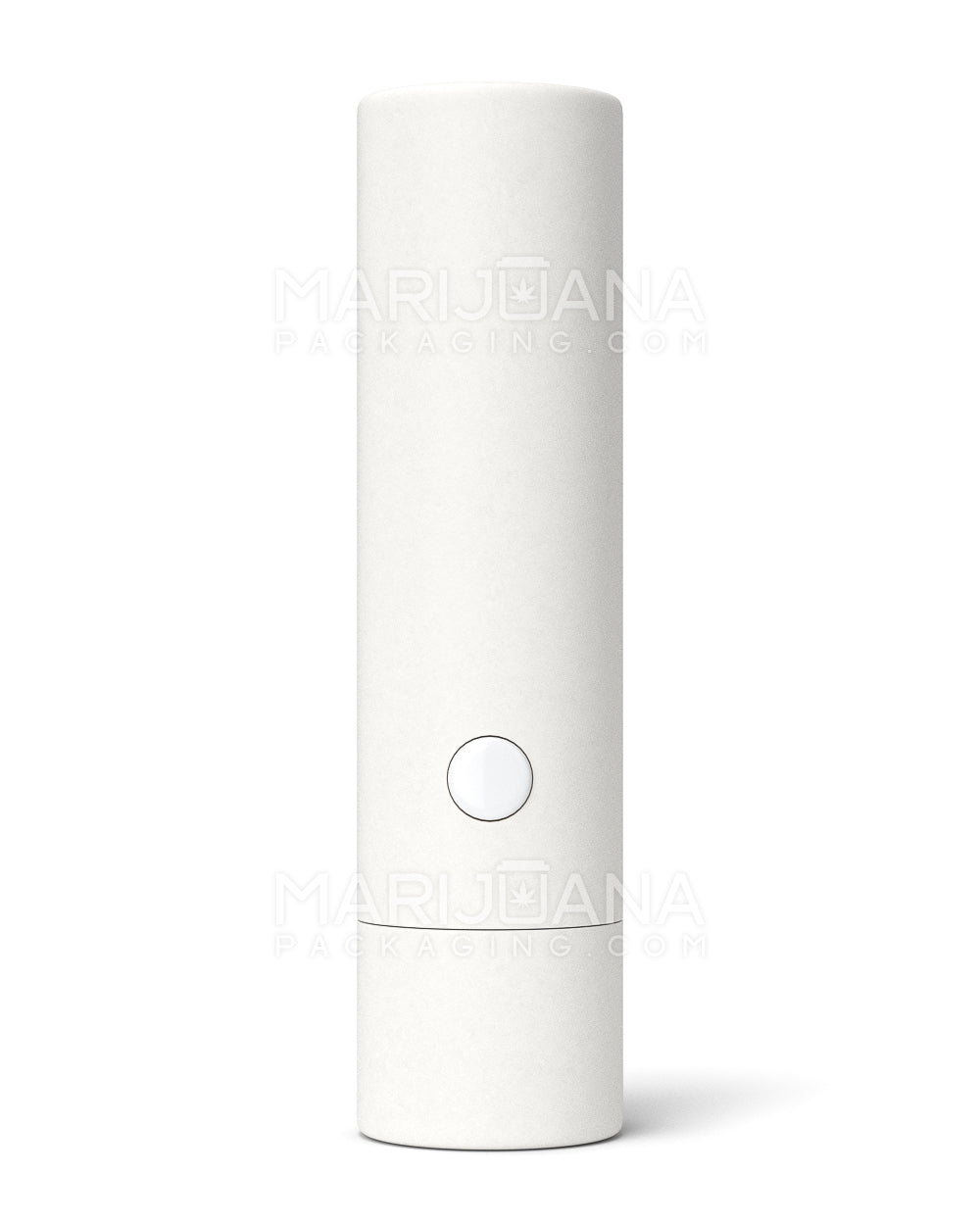 Child Resistant & Sustainable 100% Recyclable Cardboard Vape Cartridge Tube w/ Press Button | 95mm - White | Sample - 1