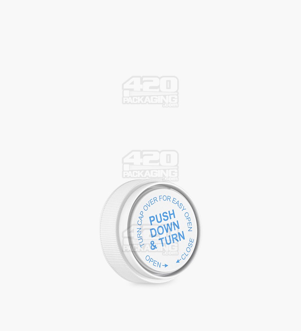 103mm Child Resistant Blue Reversible Cap Vials 190/Box - 9