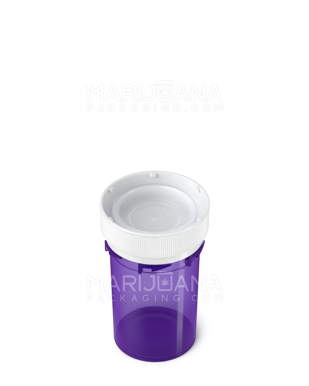 Child Resistant | Purple Reversible Cap Vials | 20dr - 3.5g - 240 Count - 5