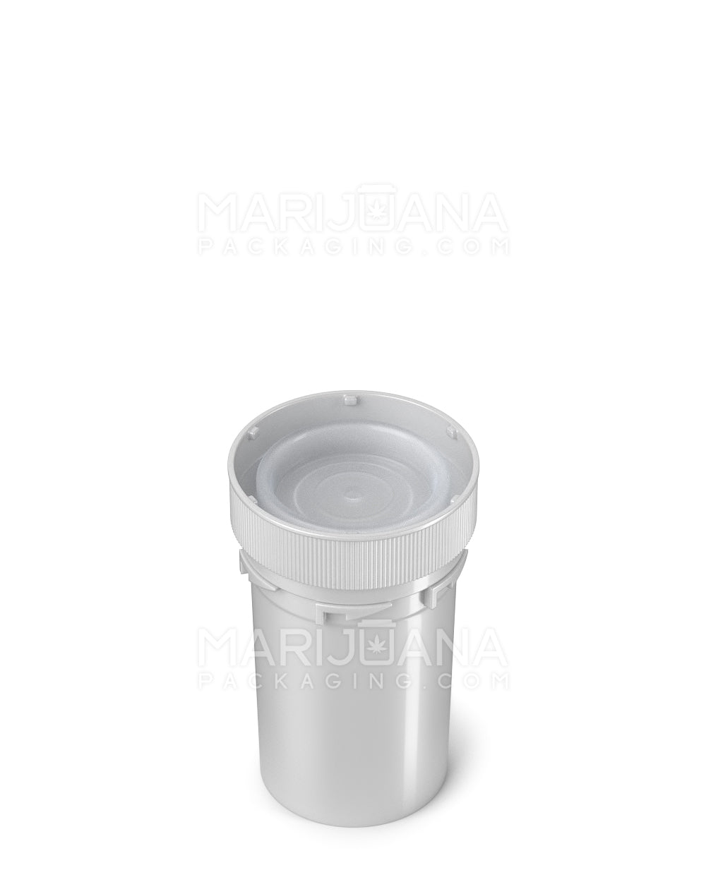 Child Resistant | Opaque Silver Blank Reversible Cap Vials | 20dr - 3.5g - 240 Count - 5