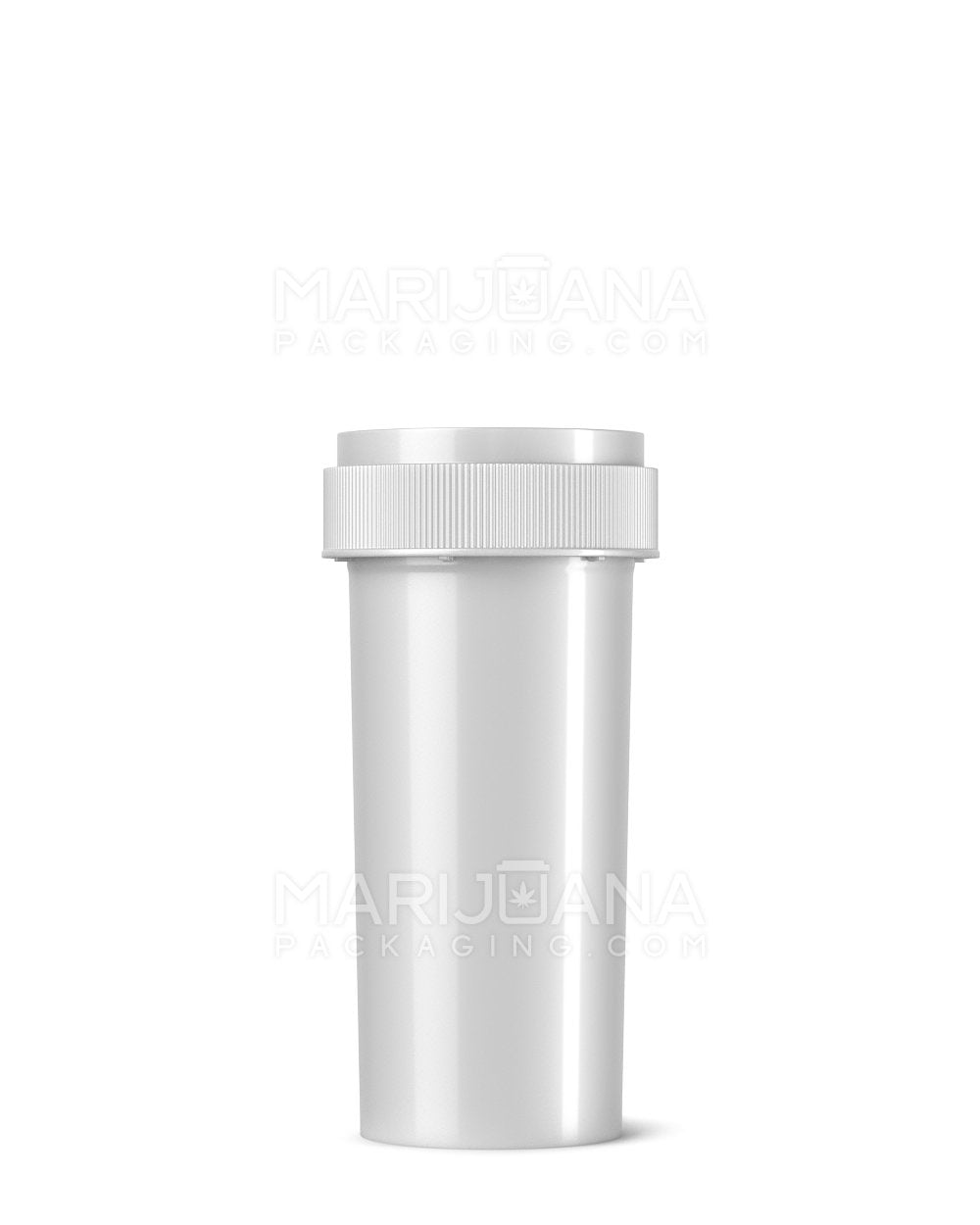 Child Resistant Opaque Silver Blank Reversible Cap Vials | 30dr - 7g | Sample - 1