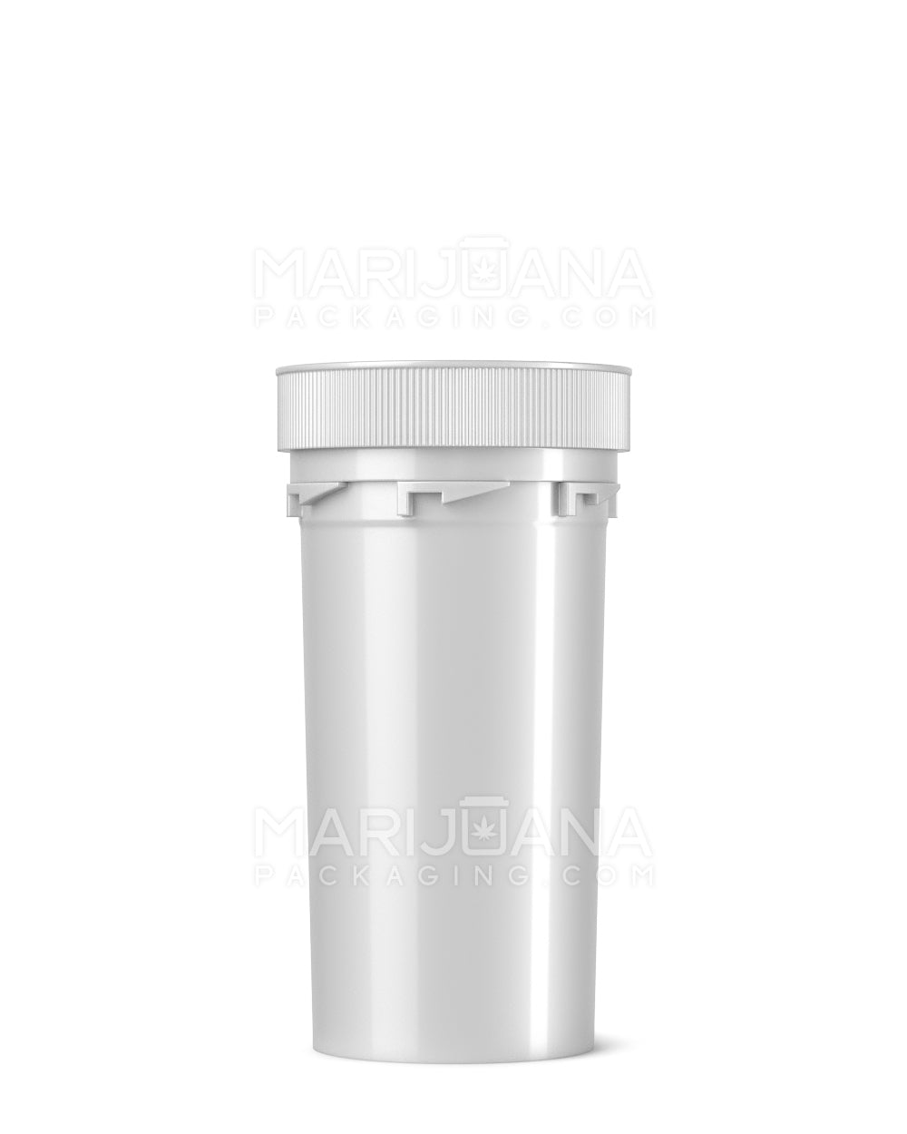 Child Resistant | Opaque Silver Blank Reversible Cap Vials | 40dr - 10g - 150 Count - 2