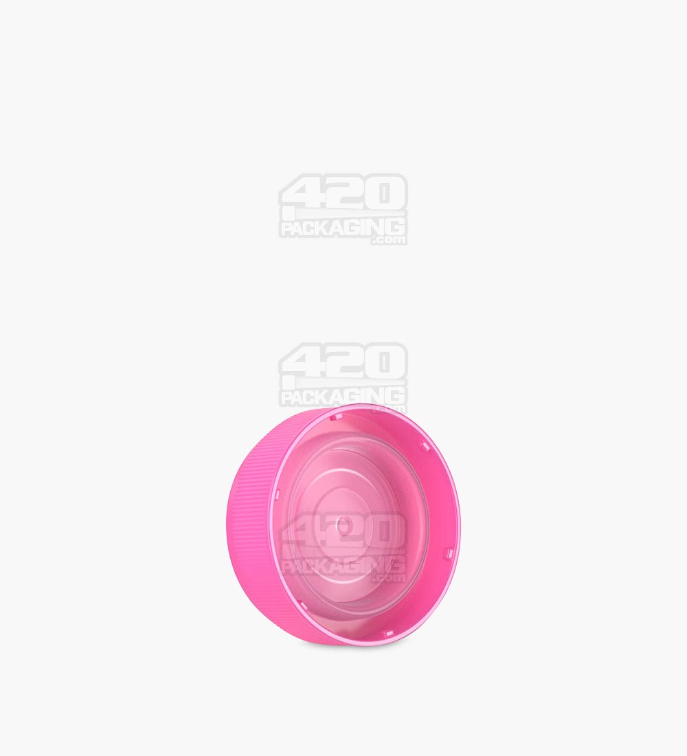 17mm Opaque Child Resistant Pink Reversible Cap Vials 240/Box - 11