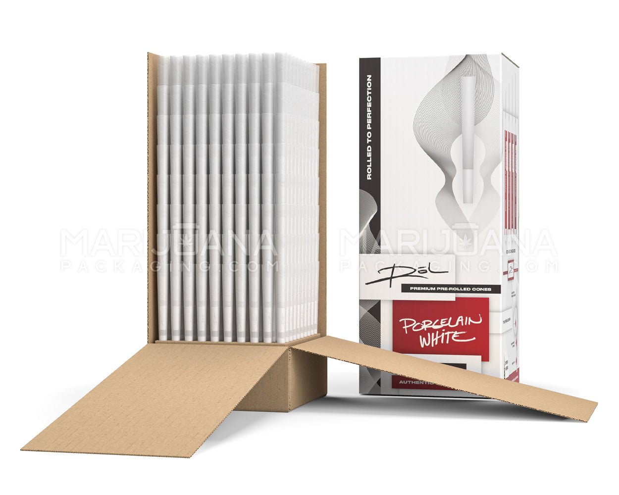 RōL | King Size Pre-Rolled Cones | 109mm - Porcelain White Paper - 800 Count - 4