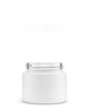 Straight Sided Matte White Glass Jars | 50mm - 2oz - 200 Count