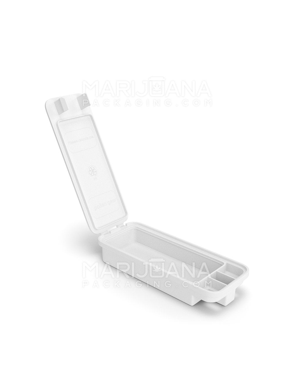 Child Resistant Snap Box Edible & Pre-Roll Joint Case | Small - White Plastic | Sample - 1