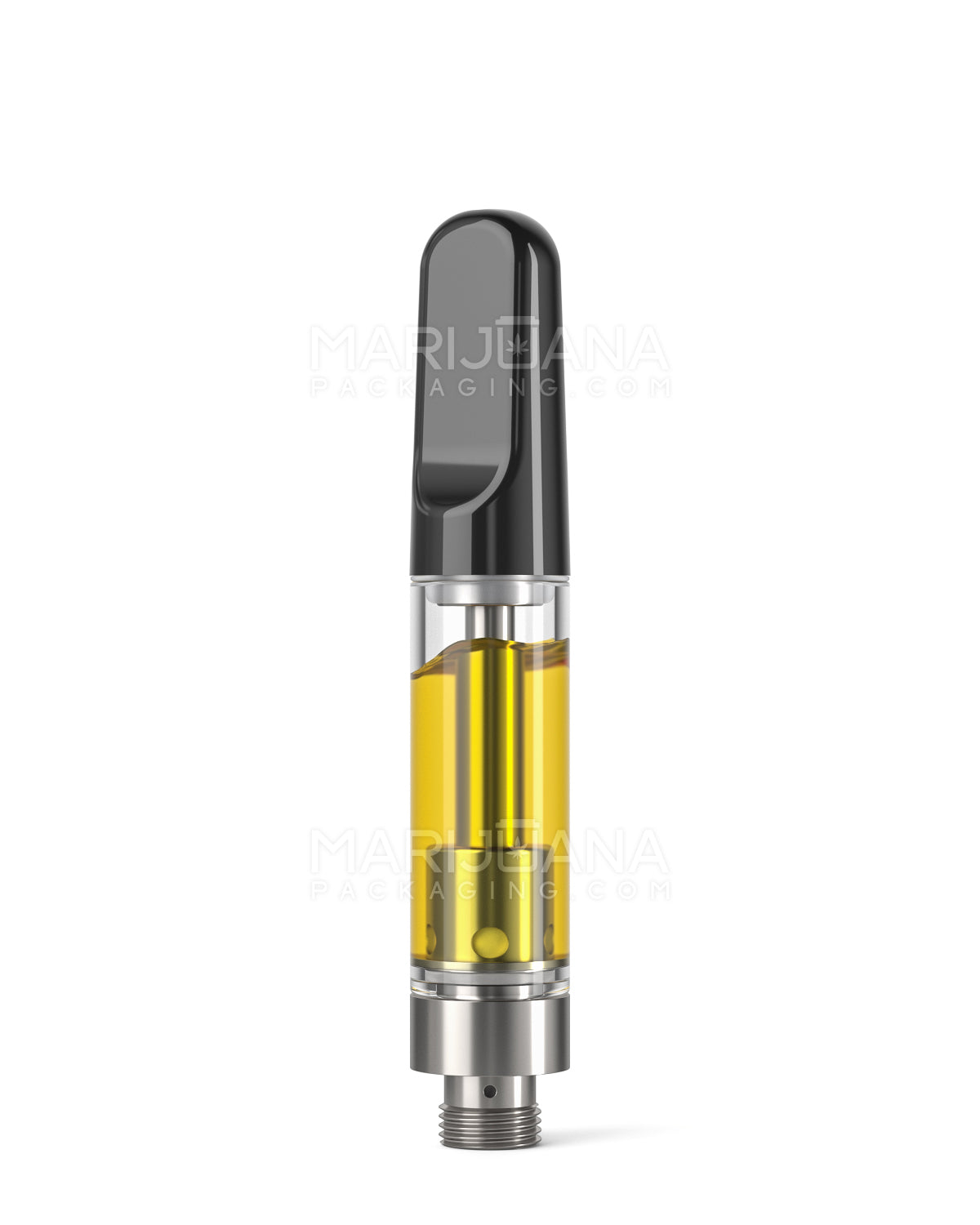 CCELL | Liquid6 Reactor Glass Vape Cartridge with Black Ceramic Mouthpiece | 1mL - Screw On - 100 Count - 2