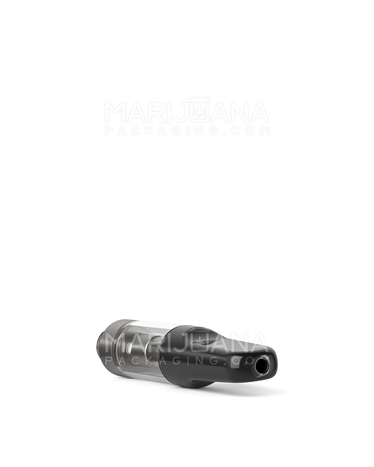 CCELL | Liquid6 Reactor Glass Vape Cartridge with Black Ceramic Mouthpiece | 0.5mL - Screw On - 100 Count - 7