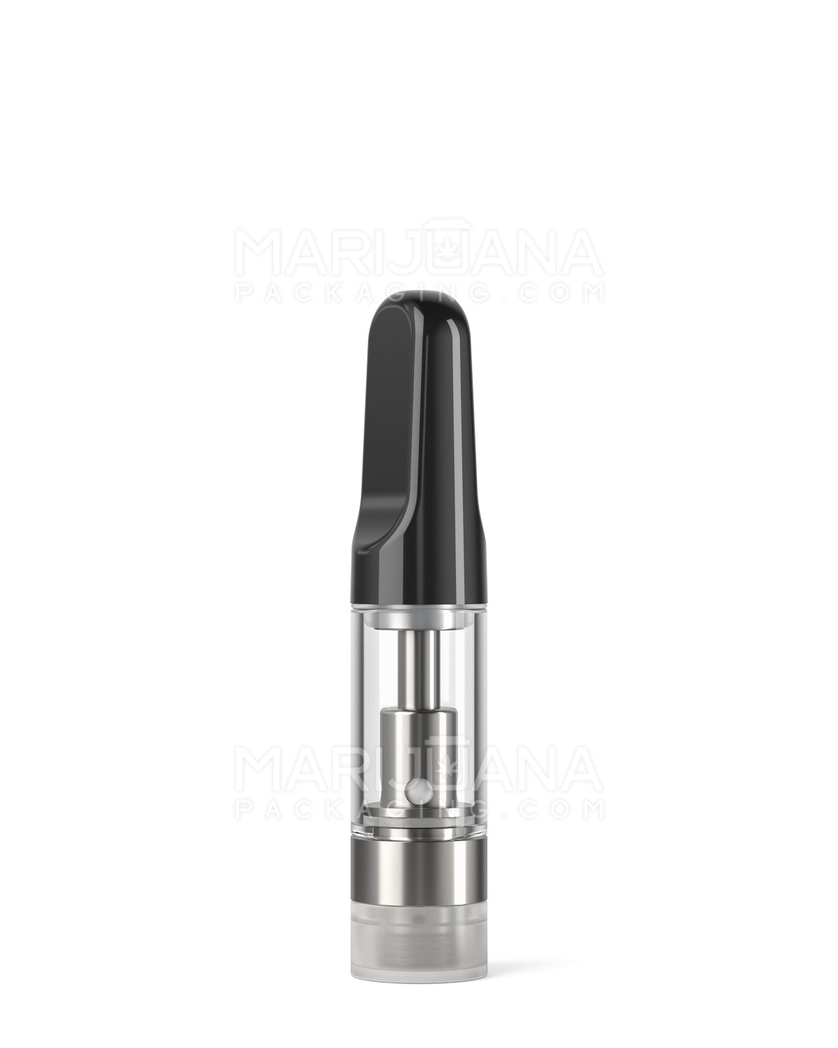 CCELL | Liquid6 Reactor Glass Vape Cartridge with Black Ceramic Mouthpiece | 0.5mL - Screw On - 100 Count - 3